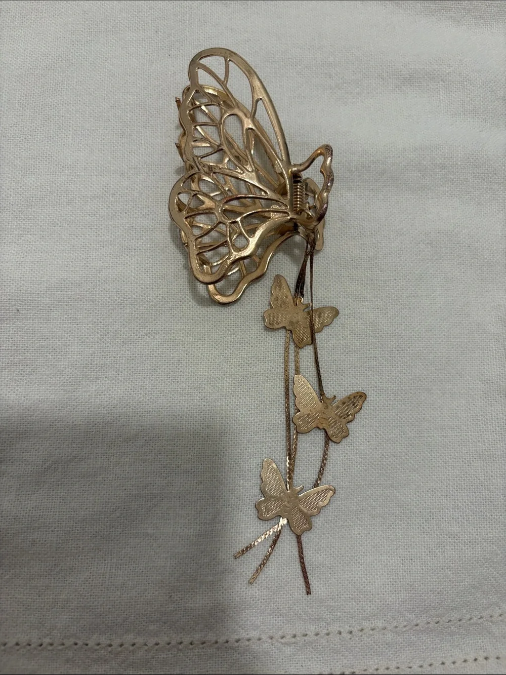 Gold Butterfly Hairclip